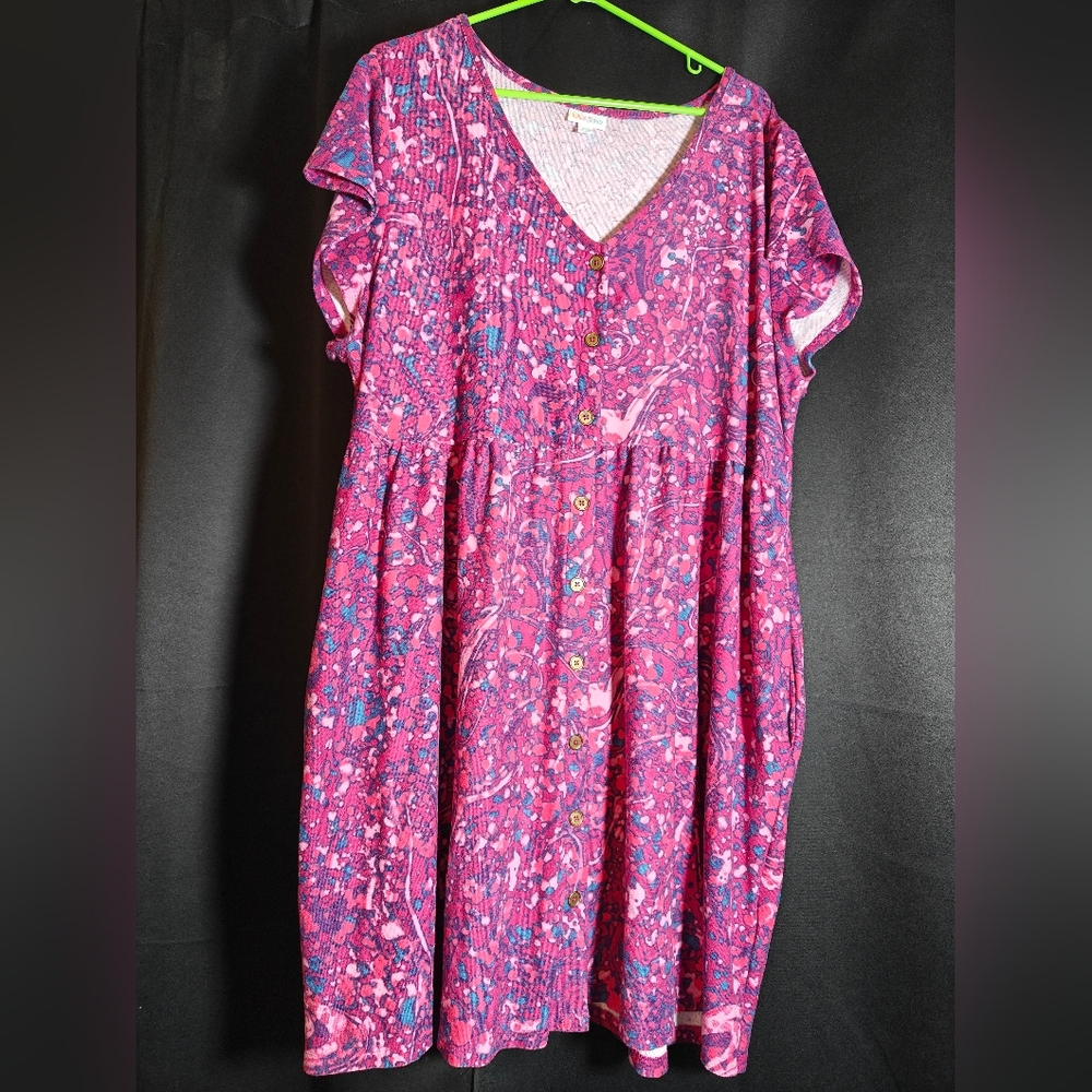 Lularoe Heidi Babydoll Dress Pockets 2XL